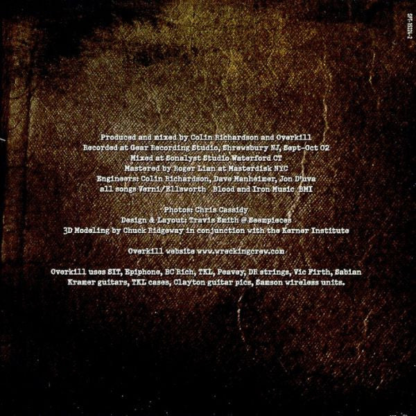 Overkill : Killbox 13 (CD, Album)