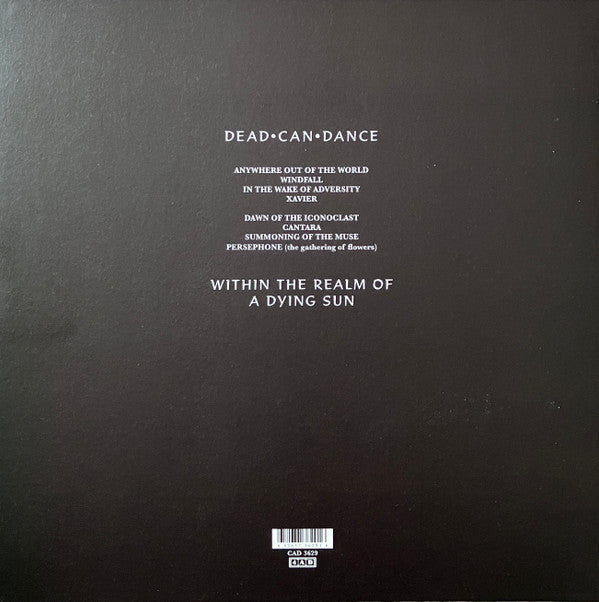 Dead Can Dance : Within The Realm Of A Dying Sun (LP, Album, RE, RM, RP)