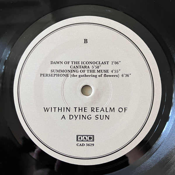 Dead Can Dance : Within The Realm Of A Dying Sun (LP, Album, RE, RM, RP)