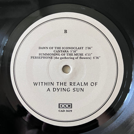 Dead Can Dance : Within The Realm Of A Dying Sun (LP, Album, RE, RM, RP)
