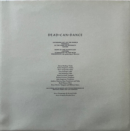 Dead Can Dance : Within The Realm Of A Dying Sun (LP, Album, RE, RM, RP)