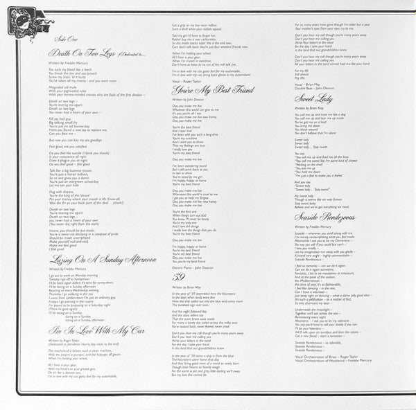 Queen : A Night At The Opera (LP, Album, RE, Hal)