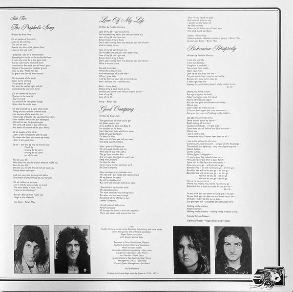 Queen : A Night At The Opera (LP, Album, RE, Hal)