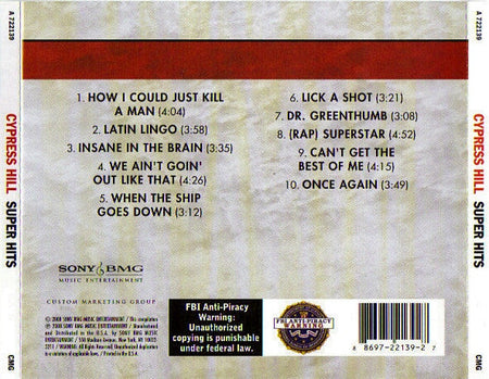 Cypress Hill : Super Hits (CD, Comp)