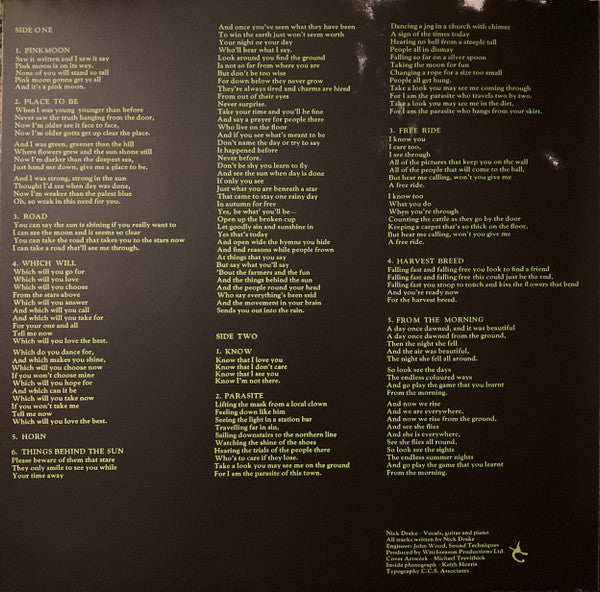 Nick Drake : Pink Moon (LP, Album, RE, 180)