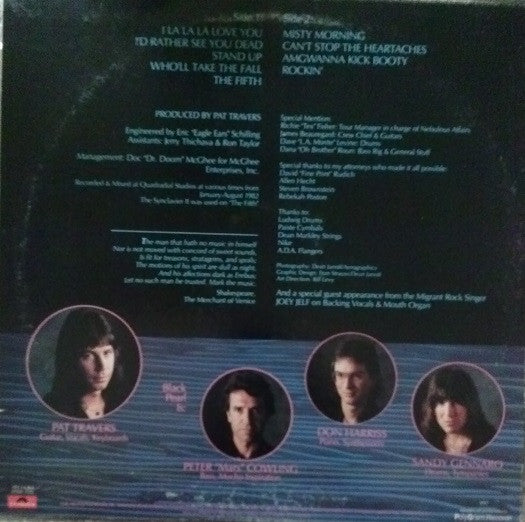 Pat Travers : Black Pearl (LP, Album, 72)