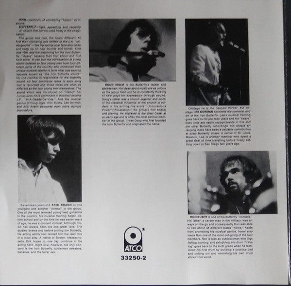 Iron Butterfly : In-A-Gadda-Da-Vida (CD, Album, RE, RP, SRC)