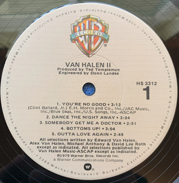 Van Halen : Van Halen II (LP, Album, Win)