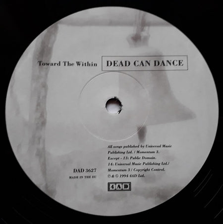 Dead Can Dance : Toward The Within (2xLP, Album, RE, RP)