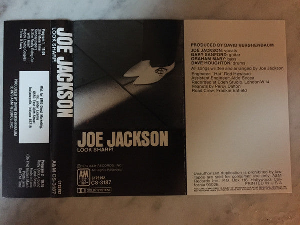 Joe Jackson : Look Sharp! (Cass, Album, Club, RE)