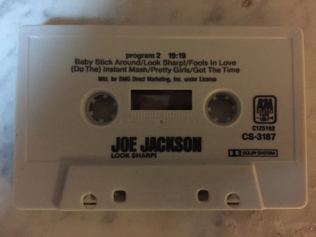 Joe Jackson : Look Sharp! (Cass, Album, Club, RE)