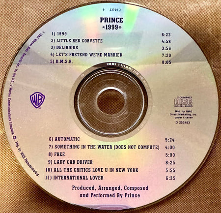 Prince : 1999 (CD, Album, Club, RE, SRC)