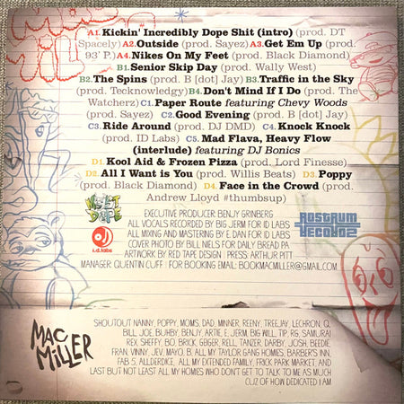 Mac Miller : K.I.D.S. (LP, Ran + LP, Ran + Album, Promo, Unofficial)
