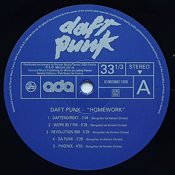 Buy Daft Punk : Homework (2xLP, Album, RE, RP) from our record