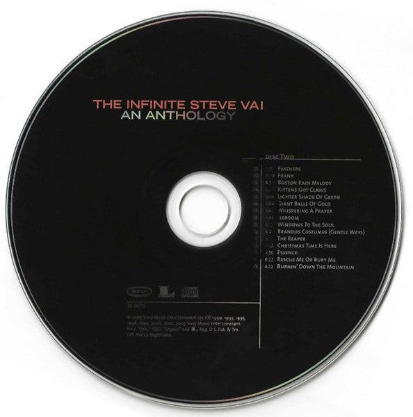 Steve Vai : The Infinite Steve Vai: An Anthology (2xCD, Comp)