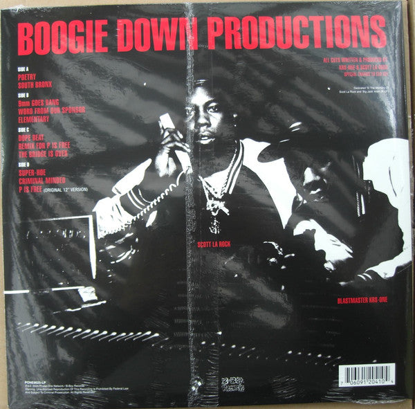Boogie Down Productions : Criminal Minded (2xLP, Album, RE)