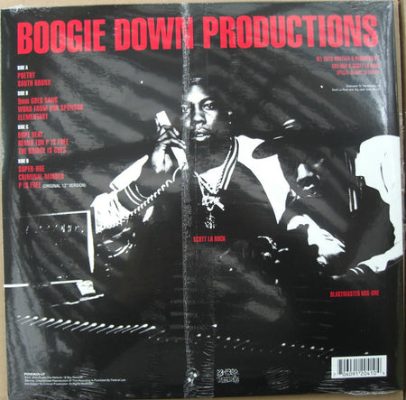 Boogie Down Productions : Criminal Minded (2xLP, Album, RE)