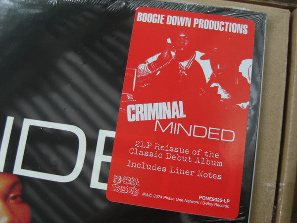 Boogie Down Productions : Criminal Minded (2xLP, Album, RE)