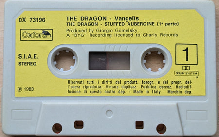 Vangelis : The Dragon (Cass, Album, RE)