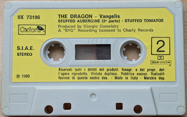 Vangelis : The Dragon (Cass, Album, RE)