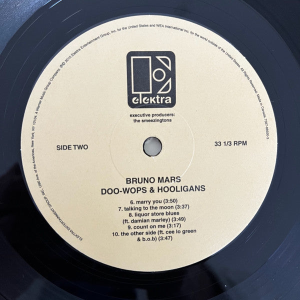 Bruno Mars : Doo-Wops & Hooligans (LP, Album, RP)