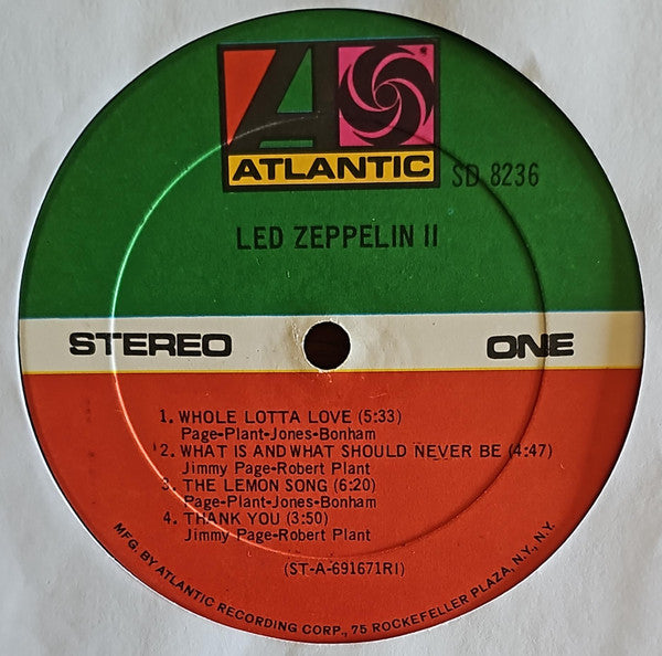 Led Zeppelin : Led Zeppelin II (LP, Album, RE, RP, RI )
