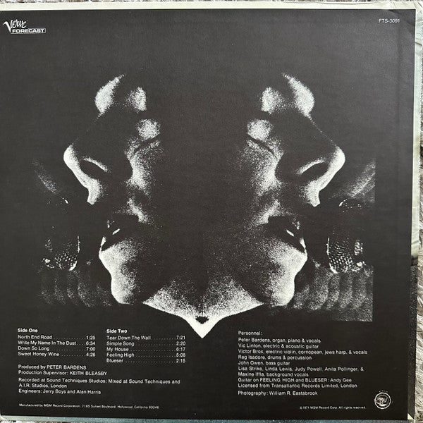 Peter Bardens : Write My Name In The Dust (LP, Album)