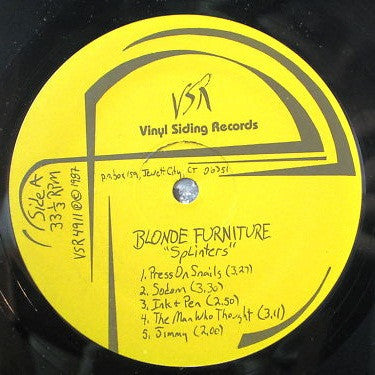 Blonde Furniture : Splinters (LP)