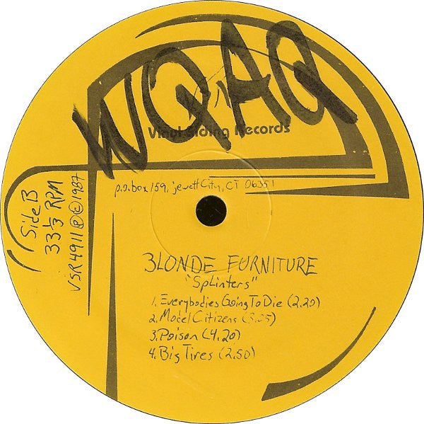 Blonde Furniture : Splinters (LP)
