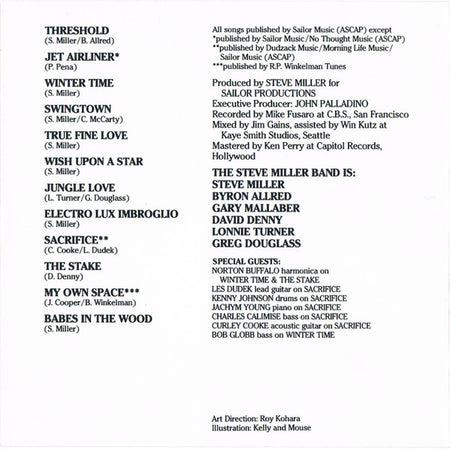 The Steve Miller Band* : Book Of Dreams (CD, Album, Club, RE)