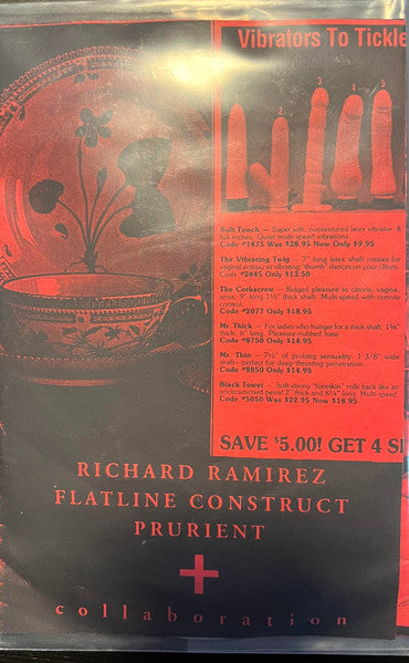 Richard Ramirez, Flatline Construct & Prurient : Collaboration (CD, Ltd, RE)