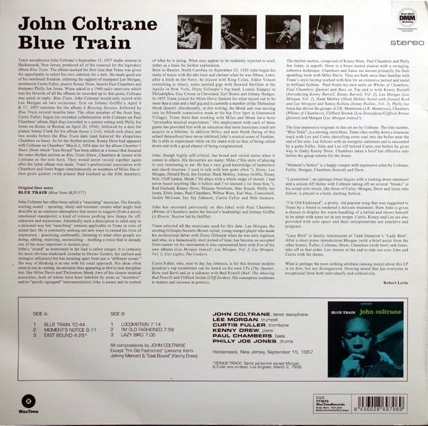 John Coltrane : Blue Train (LP, Album, Ltd, RE, RM, 180)