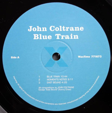 John Coltrane : Blue Train (LP, Album, Ltd, RE, RM, 180)