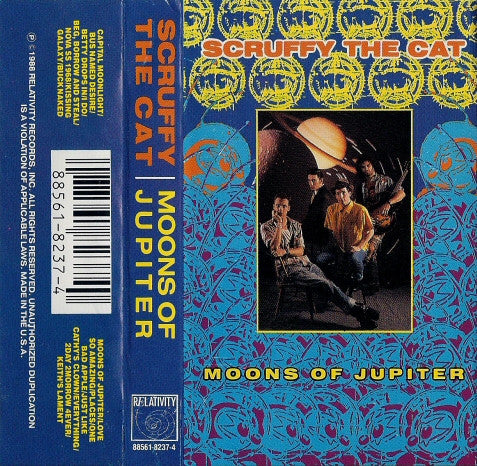 Scruffy The Cat : Moons Of Jupiter (Cass, Album)