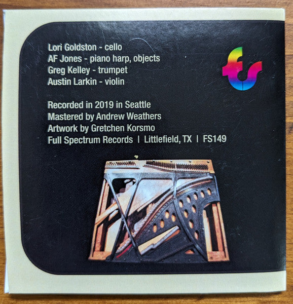 Lori Goldston, A.F. Jones, Greg Kelley, Austin Larkin (2) : Miasms (CD, Mini, EP)