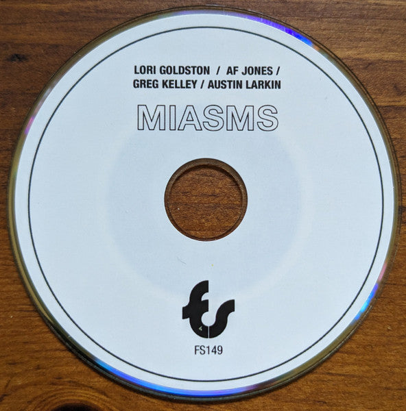 Lori Goldston, A.F. Jones, Greg Kelley, Austin Larkin (2) : Miasms (CD, Mini, EP)
