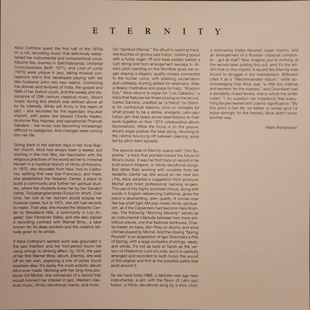 Alice Coltrane : Eternity (LP, Album, RE, RP)