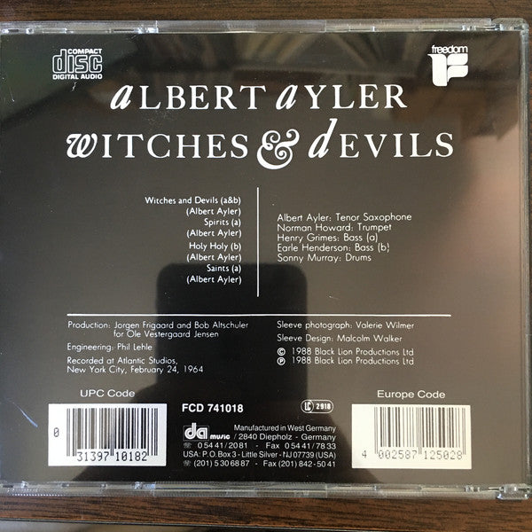 Albert Ayler : Witches & Devils (CD, Album, RE)