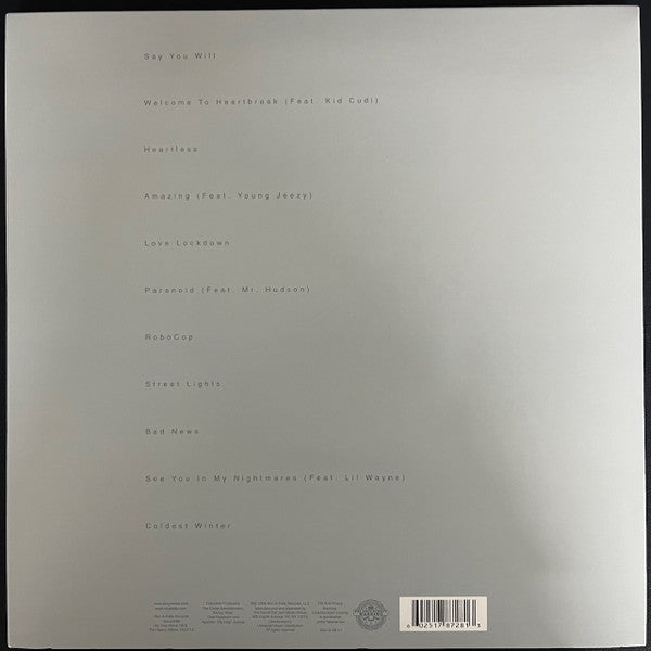 Kanye West : 808s & Heartbreak (2xLP, Album, RE + CD, Album, RE + Dlx, Tri)