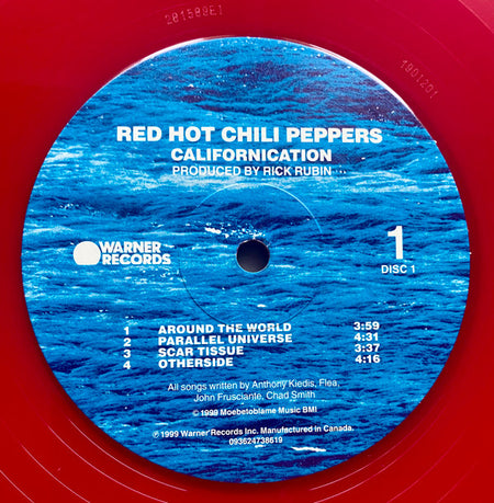 Red Hot Chili Peppers : Californication (LP, Red + LP, Blu + Album, Ltd, RE, 25t)