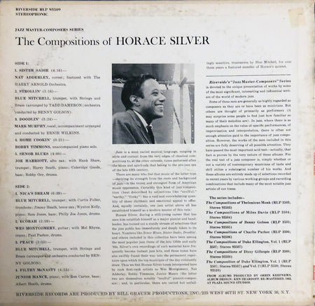 Various : The Compositions Of Horace Silver (LP, Comp, RM)