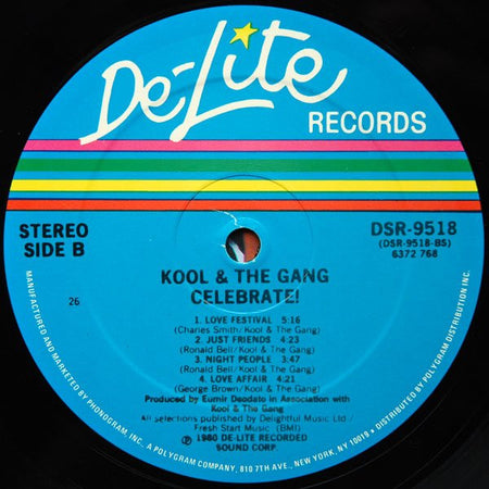 Kool & The Gang : Celebrate! (LP, Album, 26 )