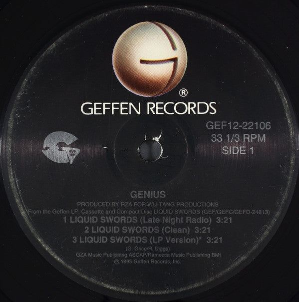 Genius* / GZA : Liquid Swords (12")