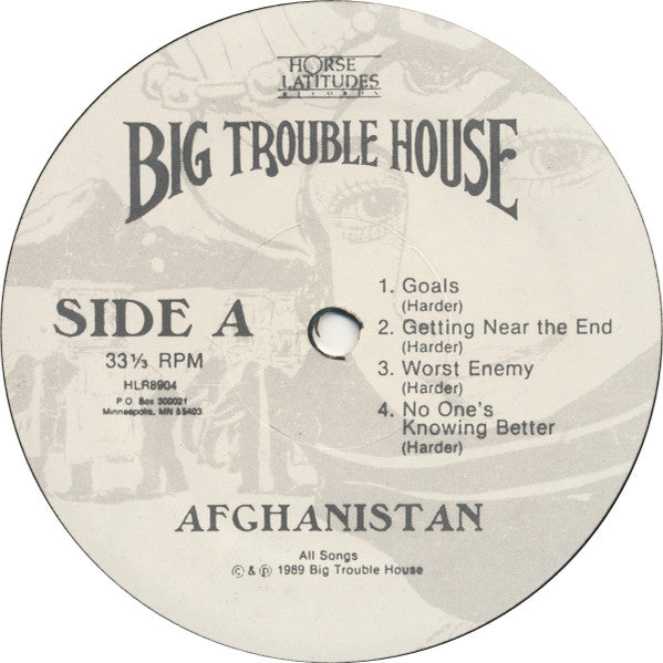 Big Trouble House : Afghanistan (LP, Album)
