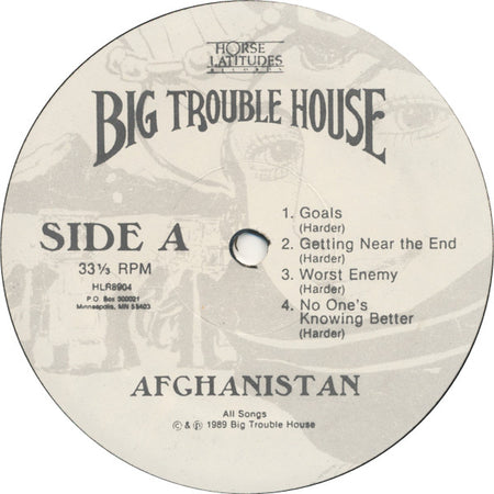 Big Trouble House : Afghanistan (LP, Album)