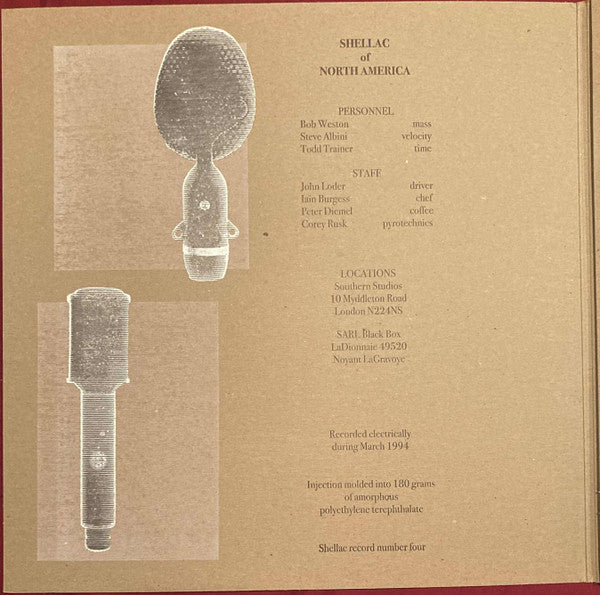 Shellac : At Action Park (LP, Album, RE, 180)