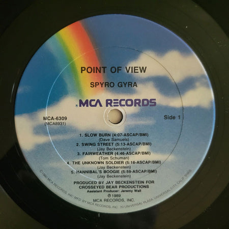Spyro Gyra : Point Of View (LP, Album)