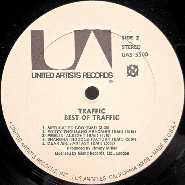 Traffic : Best Of Traffic (LP, Comp, RE, All)