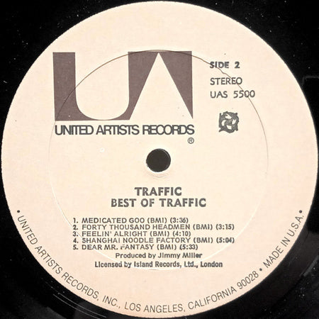 Traffic : Best Of Traffic (LP, Comp, RE, All)
