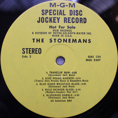 The Stonemans : The Stonemans (LP, Comp, Promo)